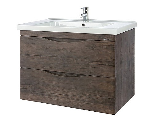 Тумба под раковину Bellezza Санриса 100 4630117270438 подвесная Орех