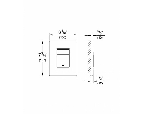Накладная панель Grohe 38732GN0