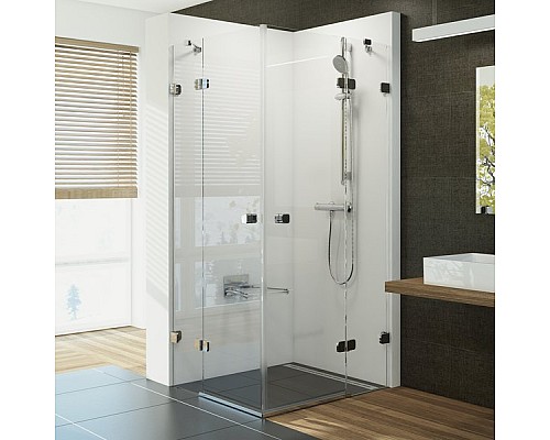 Душевой уголок Ravak Brilliant 1UV77A00Z1 90 хром прозрачный