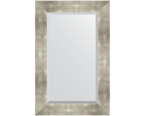 Зеркало Evoform Exclusive 86х56 BY 1140 с фацетом в багетной раме - Алюминий 90 мм