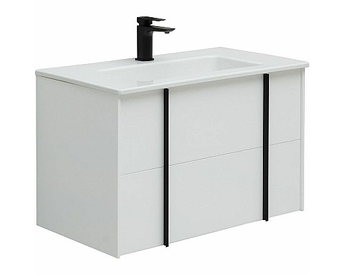 Тумба под раковину Allen Brau Reality 80 1.32005.WM подвесная Белая матовая