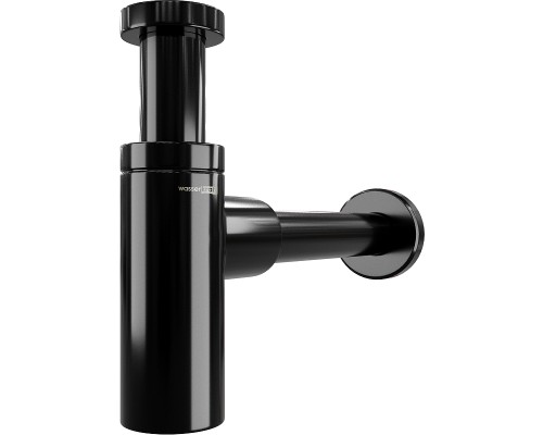 Сифон для раковины WasserKRAFT Glan A171 Черный глянец
