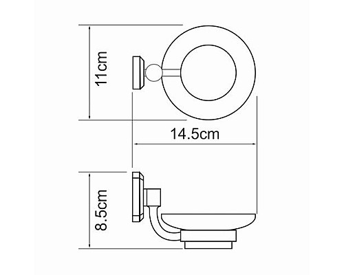 Мыльница WasserKRAFT K-3029