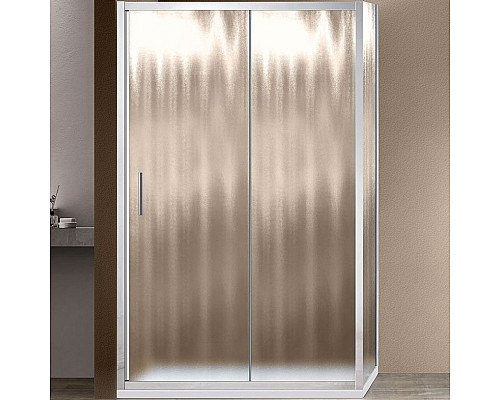 Душевой уголок Vincea Garda 150х100 VSR-1G1015CH профиль Хром стекло шиншилла