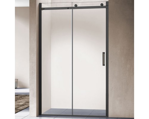 Душевая дверь Vincea Como 120 VPS-1C120CLB профиль Черный стекло прозрачное