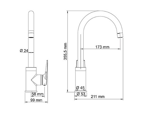 Смеситель для кухни WasserKRAFT 3207