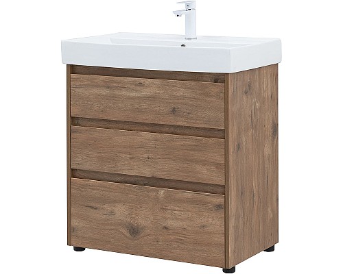 Тумба под раковину Aquanet Nova Lite 75 302474 Дуб рустикальный