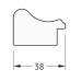 Зеркало Evoform Definite 130х70 Черненое серебро