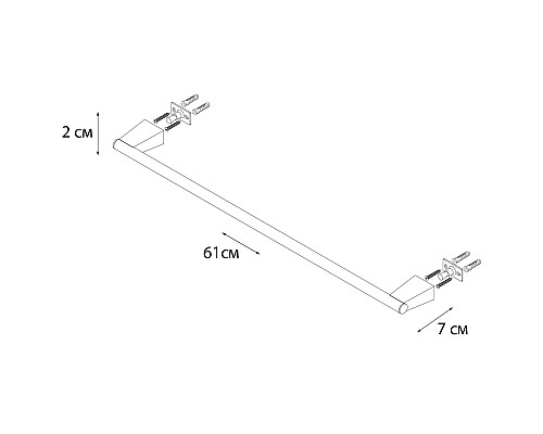 Полотенцедержатель FIXSEN TREND трубчатый FX-97801