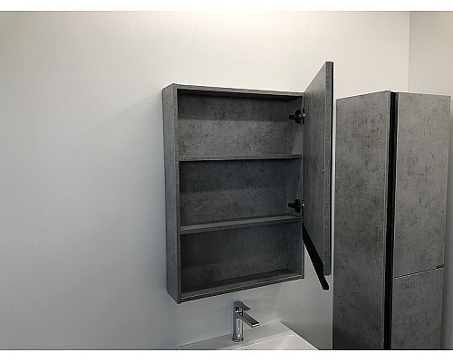 Зеркальный шкаф Comforty Эдинбург 60 00-00002043 Бетон светлый