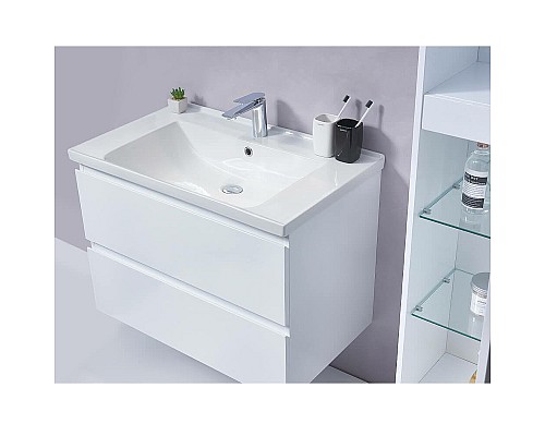 Тумба с раковиной Orans BC-4023W 60 4023600WUV005 подвесная Белый глянец