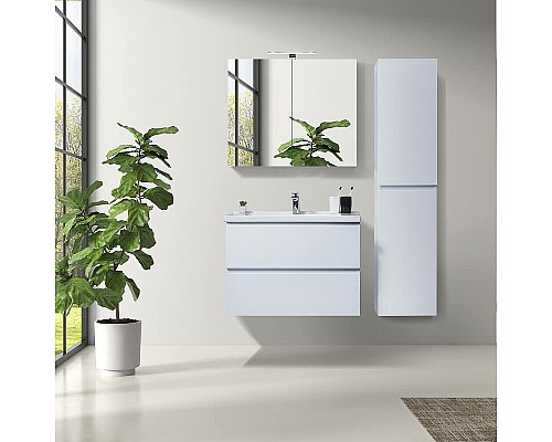 Тумба с раковиной Orans BC-4023W 60 4023600WUV005 подвесная Белый глянец