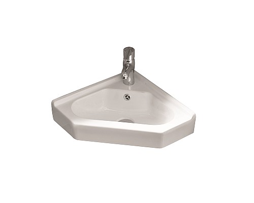 Раковина керамическая угловая подвесная SantiLine SL-2020