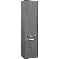 Шкаф пенал Bellezza Луиджи 35 R 4629204181429 подвесной Серый