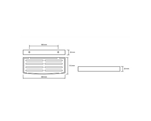 Полочка для мыла  мыльница Bemeta 102308081