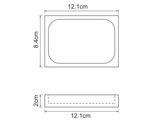 Мыльница WasserKRAFT Kammel K-9129 Белый мрамор