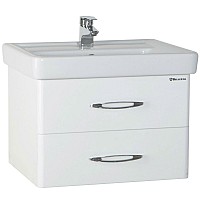 Тумба под раковину Bellezza Джела 70 4639811670018 2 ящика подвесная Белая