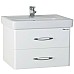 Тумба под раковину Bellezza Джела 70 4639811670018 2 ящика подвесная Белая