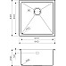 Кухонная мойка Omoikiri Taki 44-U,IF-LG 4973520 светлое золото
