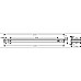 Стеклянная полка Hansgrohe Rainfinity 50 26844700 Белый матовый Графит