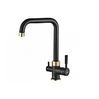 Смеситель для кухни ZORG Steel Hammer SH 715 BLACK BR