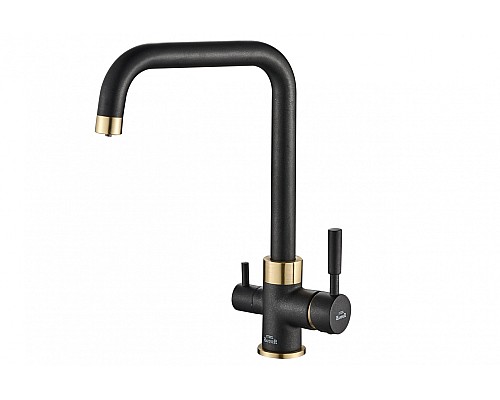 Смеситель для кухни ZORG Steel Hammer SH 715 BLACK BR