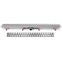 Душевой лоток Veconi Medium 950 V950M с решеткой Хром глянцевый