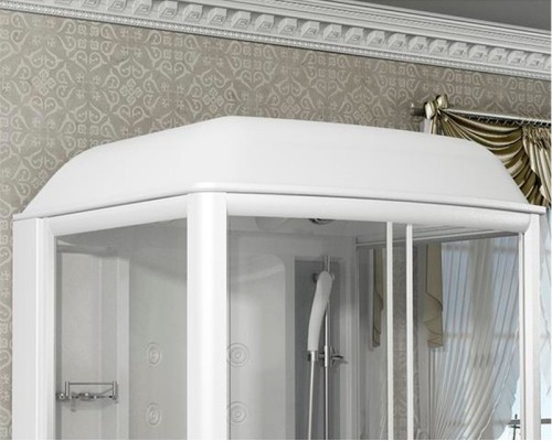 Душевая кабина Radomir Диана 1 118x108 1-05-1-0-0-0640 профиль Белый стекло прозрачное