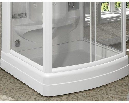 Душевая кабина Radomir Диана 1 118x108 1-05-1-0-0-0640 профиль Белый стекло прозрачное