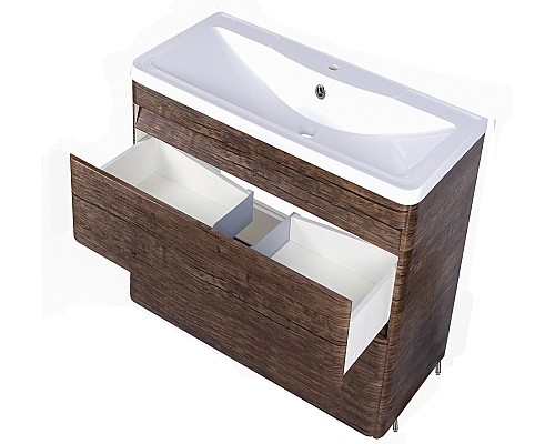 Тумба под раковину напольная Style Line Атлантика 90 СС-00002211 старое дерево