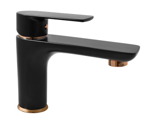 Смеситель для раковины Rav Slezak Vltava VT426.5CMATZ Черный матовый Золото