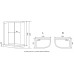 Душевая кабина Timo Premium 120x80 без гидромассажа