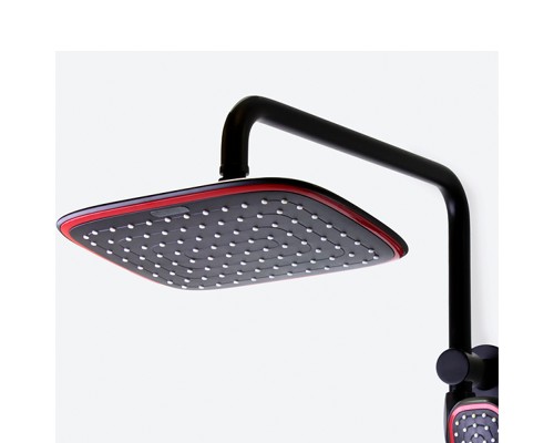 Душевая система Bronze de Luxe Avantgarde 2039RH Черная Красная