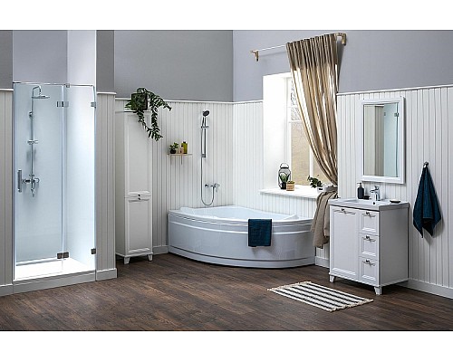 Тумба под раковину Aquanet Амели 70 261988 Белая матовая