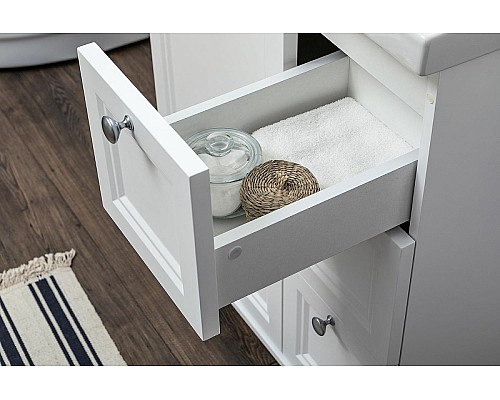 Тумба под раковину Aquanet Амели 70 261988 Белая матовая