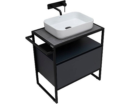 Тумба под раковину Allen Brau Priority 70 1.31001.AM Антрацит матовый