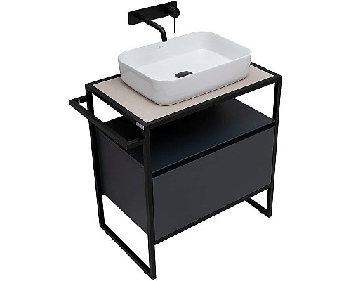 Тумба под раковину Allen Brau Priority 70 1.31001.AM Антрацит матовый