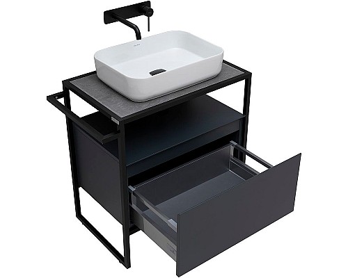 Тумба под раковину Allen Brau Priority 70 1.31001.AM Антрацит матовый