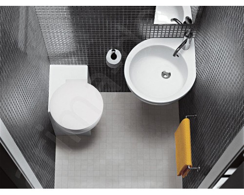 Раковина Hatria You and Me 46 L Y0H601 угловая Белая