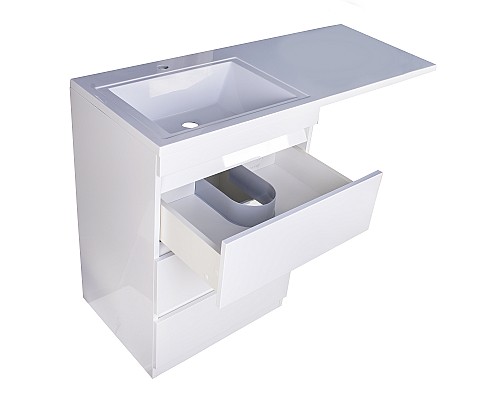 Тумба под раковину напольная Style Line Даллас 120 СС-00002272 белая