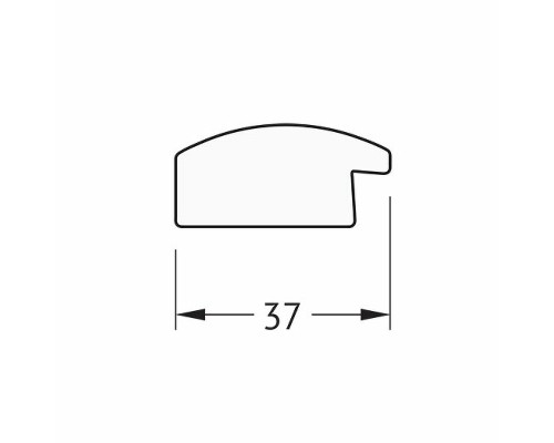 Зеркало Evoform Definite 90х70 BY 0682 в багетной раме - Красная бронза 37 мм