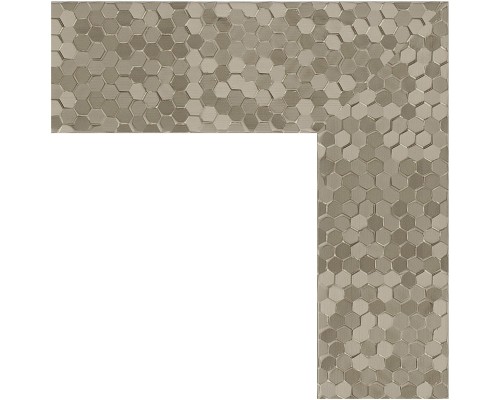 Зеркало Evoform Definite 76х56 BY 3052 в багетной раме - Соты титан 70 мм