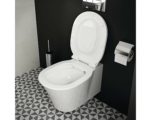 Комплект унитаза с инсталляцией Ideal Standard Connect Air PR212101 с сиденьем Микролифт и клавишей смыва