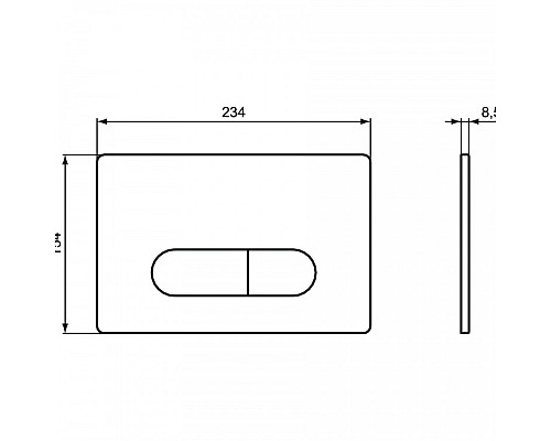 Комплект унитаза с инсталляцией Ideal Standard Connect Air PR212101 с сиденьем Микролифт и клавишей смыва