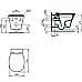 Комплект унитаза с инсталляцией Ideal Standard Connect Air PR212101 с сиденьем Микролифт и клавишей смыва