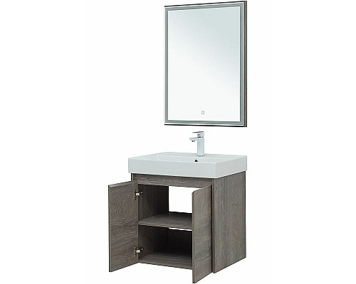 Комплект мебели для ванной Aquanet Nova Lite 60 302533 подвесной Дуб рошелье