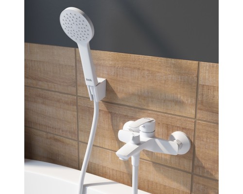 Смеситель для ванны белый матовый IDDIS Ray RAYWT02i02