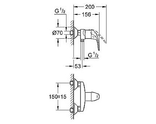 Смеситель Grohe для душа 32740000