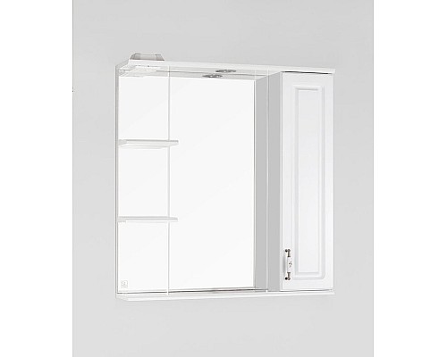 Зеркальный шкаф Style Line Олеандр-2 75 ЛС-00000051 белый