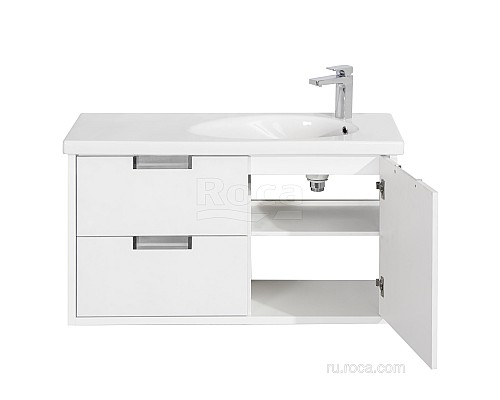 Тумба под раковину Roca Etna 100 857302806 белый глянец